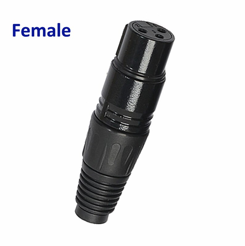 XLR 3 Pin Vrouwelijke Jack Of Stekker Connector, DMX512 Signaal Kabel Connector.: Female