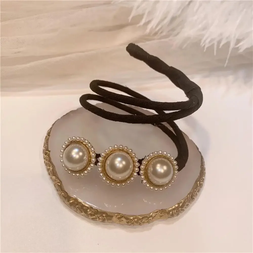 Donut de cristal Floral Updo para mujer, palo de pelo fácil de hacer moños, placa de bricolaje, diadema flexible, accesorios para el cabello,: Verde militar