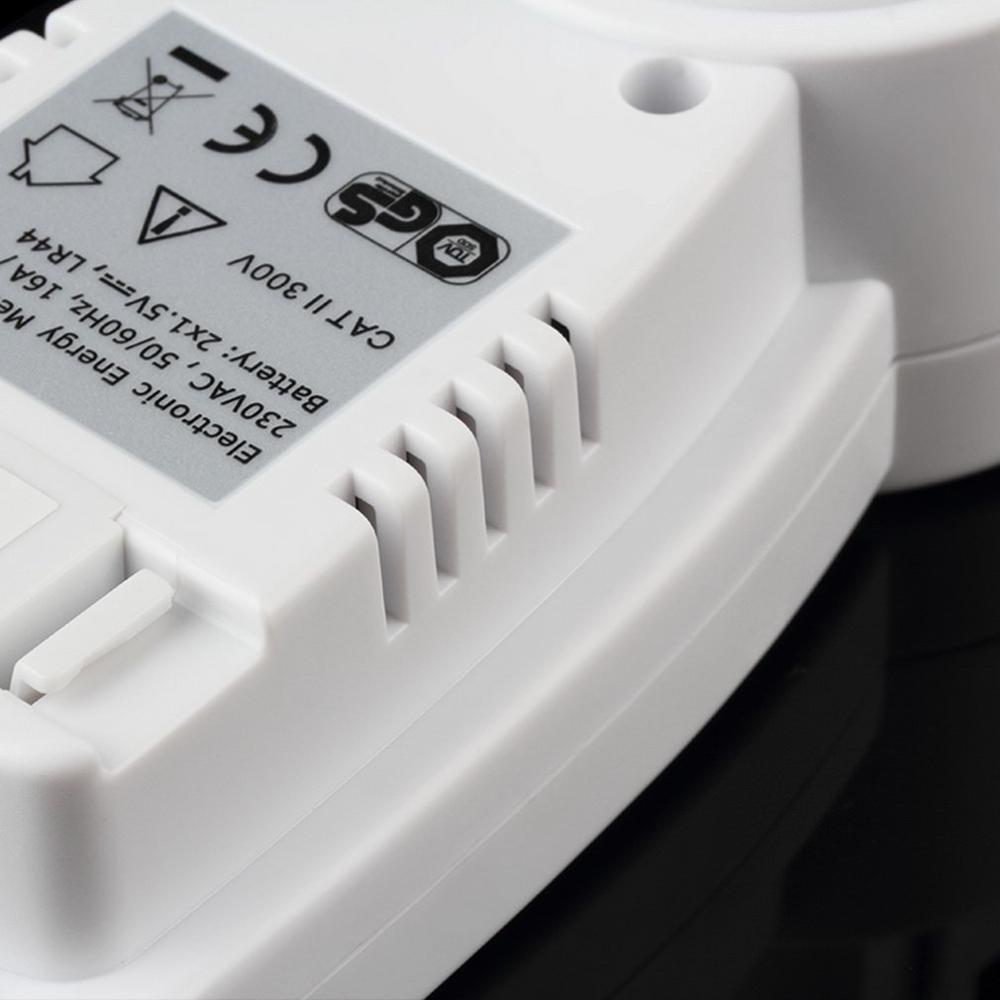 Energie Power Meter Kwh Watt Stroom Spanning Meter Digitale Ampèremeter Voltmeter Stroomverbruik Meter Eu Plug 220V 20A Wattmeter