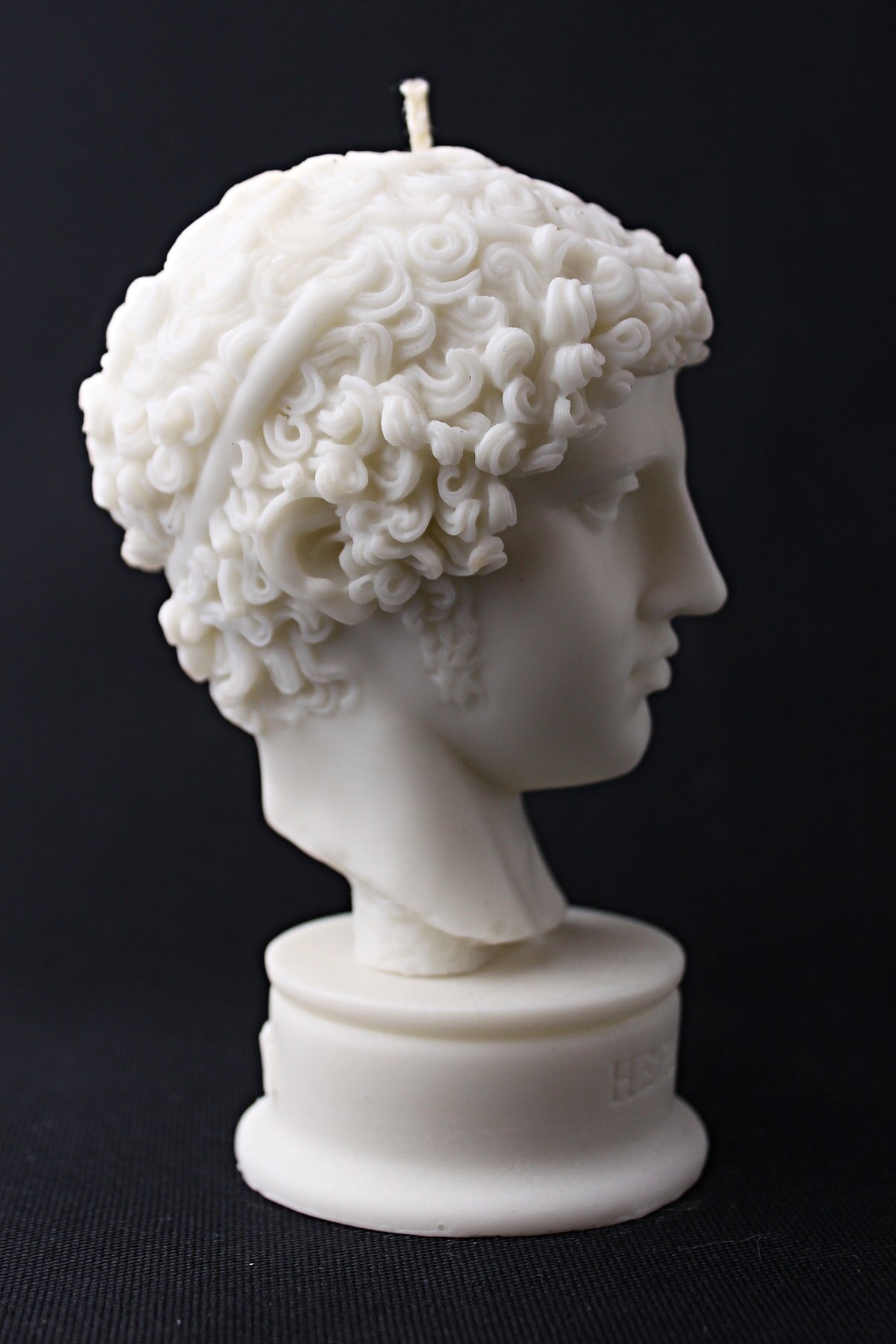 Hermes-escultura decorativa de vela, 9 cm