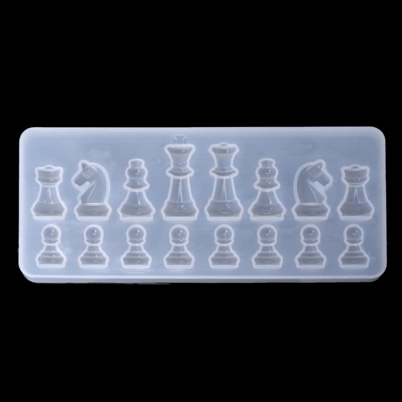 Internationalen Schach bilden Silikon bilden DIY Tonne UV Epoxid Harz bilden Anhänger Formen für schmuck