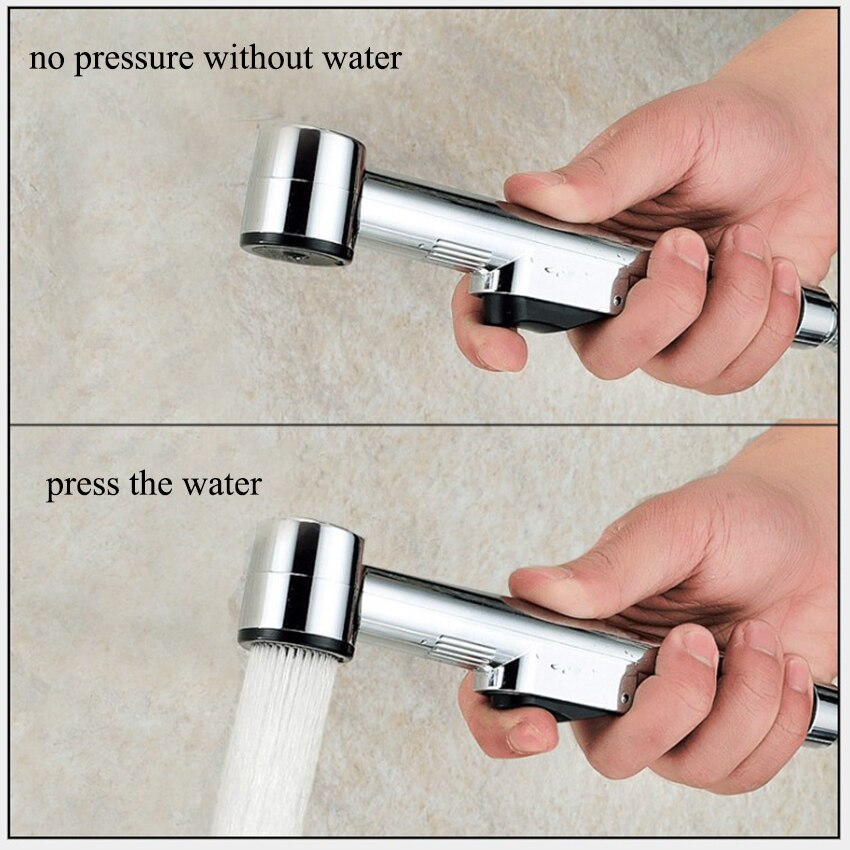 ABS Universele Hand Bidet Sproeier Wall Mounted Douchekop Sproeier Badkamer Douche Toilet Handheld Bidet Sproeier Bidet Onderdelen