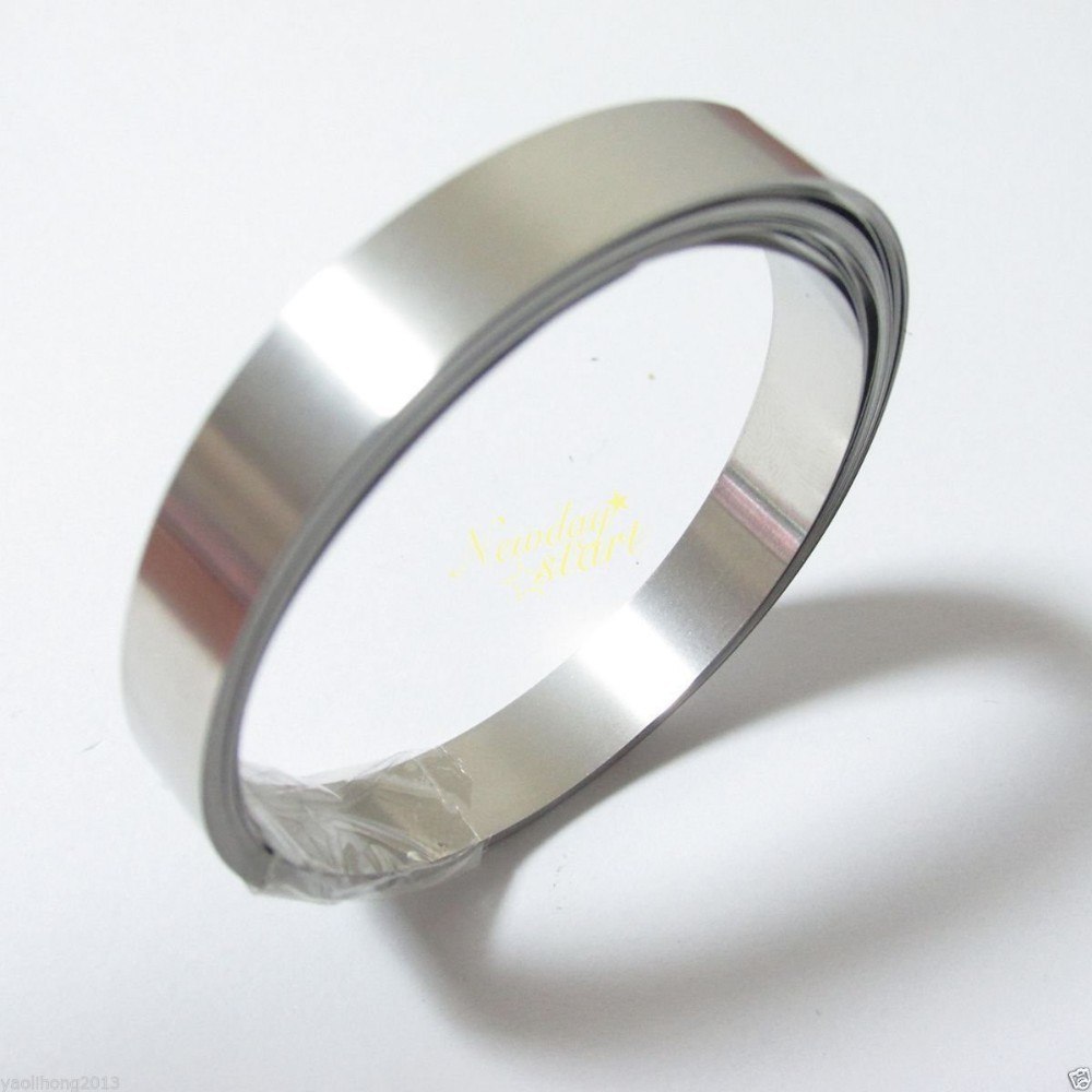 5 meter /lot 0.2mmx8mm size 99.9% Pure Nickel Strip for Battery Welding Tabs