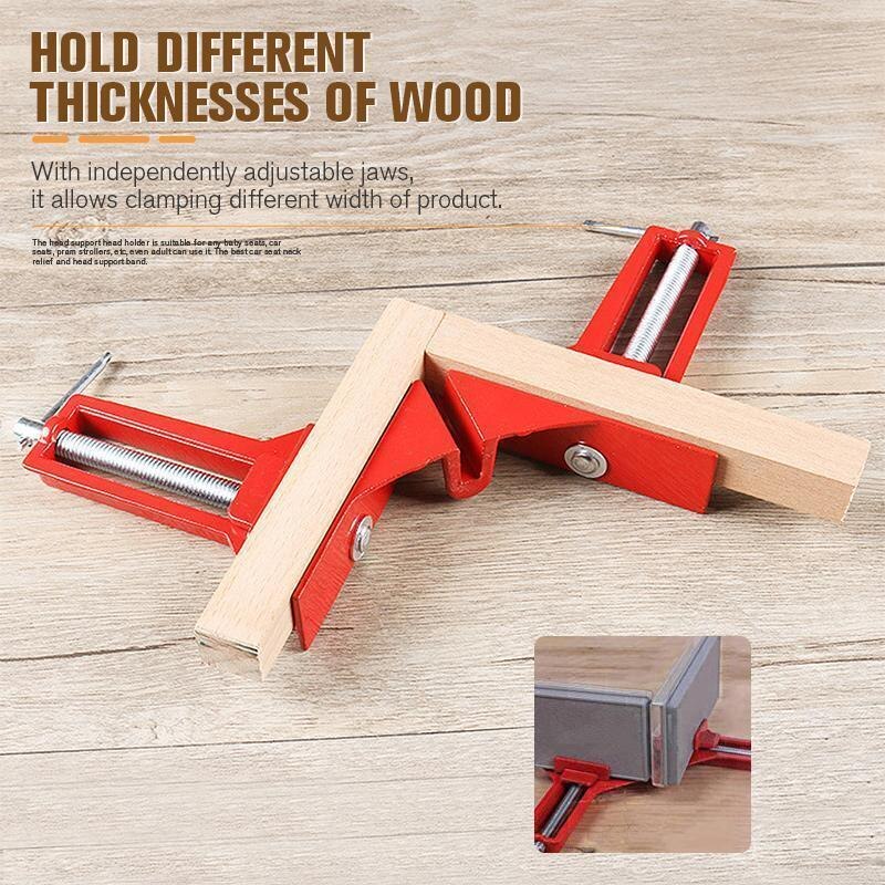90 Degree Right Angle Clip Picture Frame Corner Clamp 100Mm Mitre Clamps Corner Holder Woodworking Tool Furniture Repaire Photo