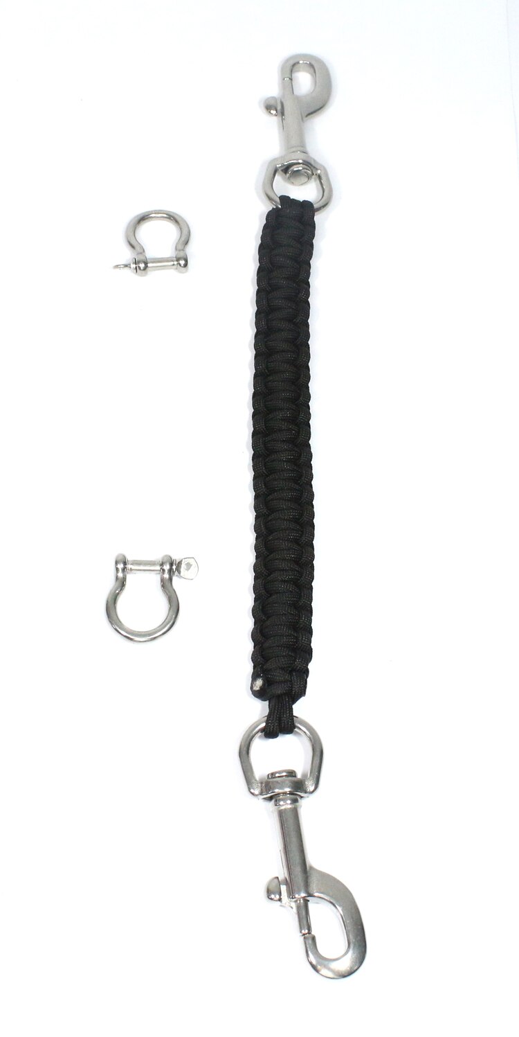 Cordino per corda per custodia per fotocamera subacquea nit1d ba per subacqueo subacqueo e accessori per fotografia subacquea sony Rx100 Tg6 5gopro: nero