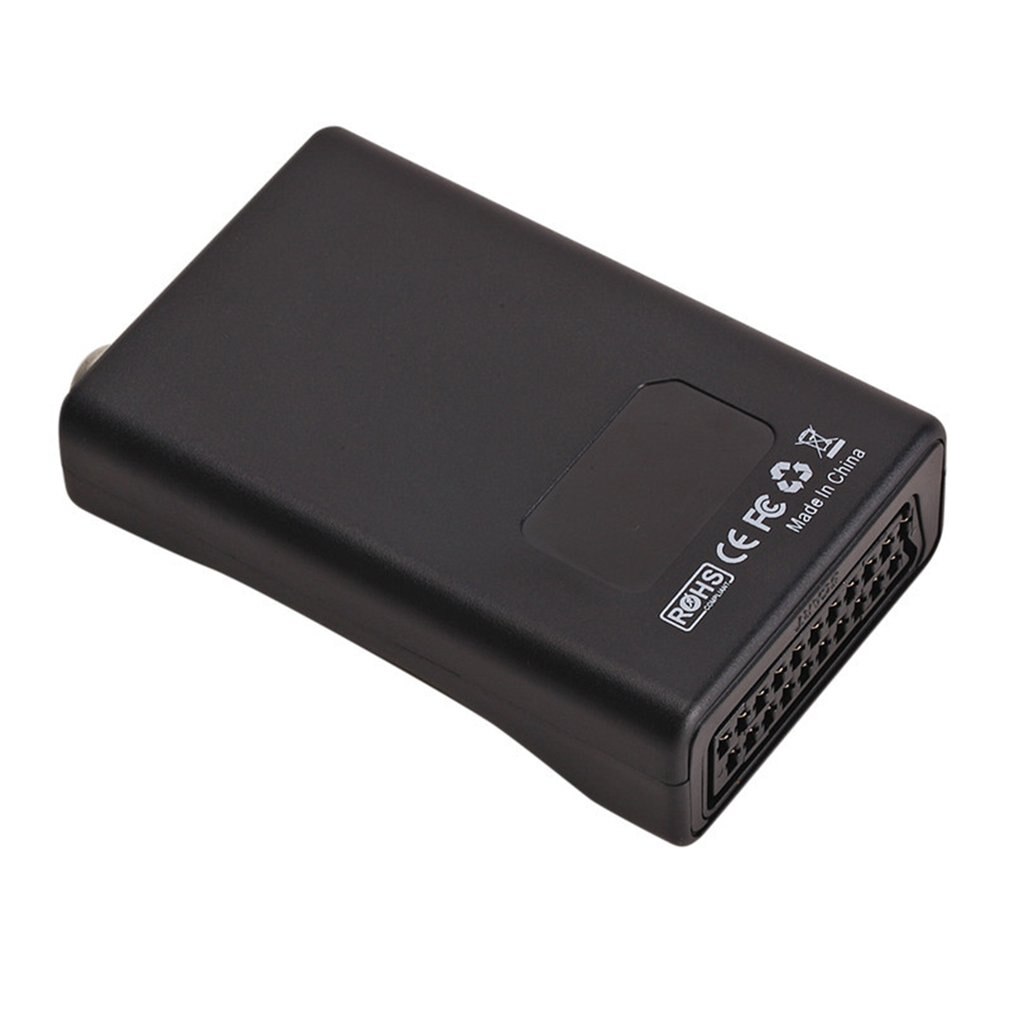 Rf 67.25mhz 61.25mhz Scart Box To Old Tv Scart To RF High Frequency Output Video Converter Signal Conversion