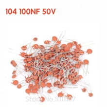Condensatore ceramico 50V, 50V 100NF(104 100pcs