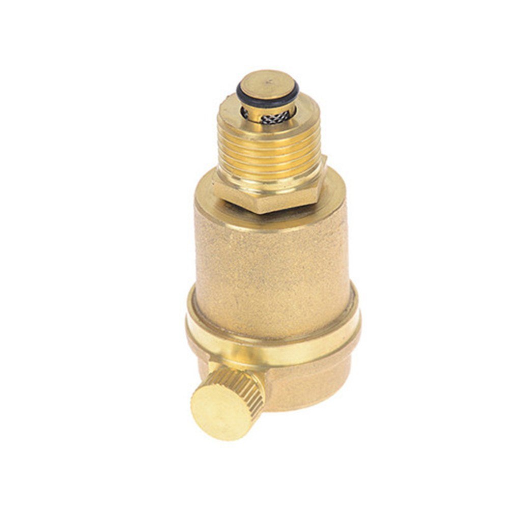 1/2" Brass Air Vent Valve Automatic Air Pressure Vent Valve for Solar Water Heater Pressure Relief Value Hardware Tools