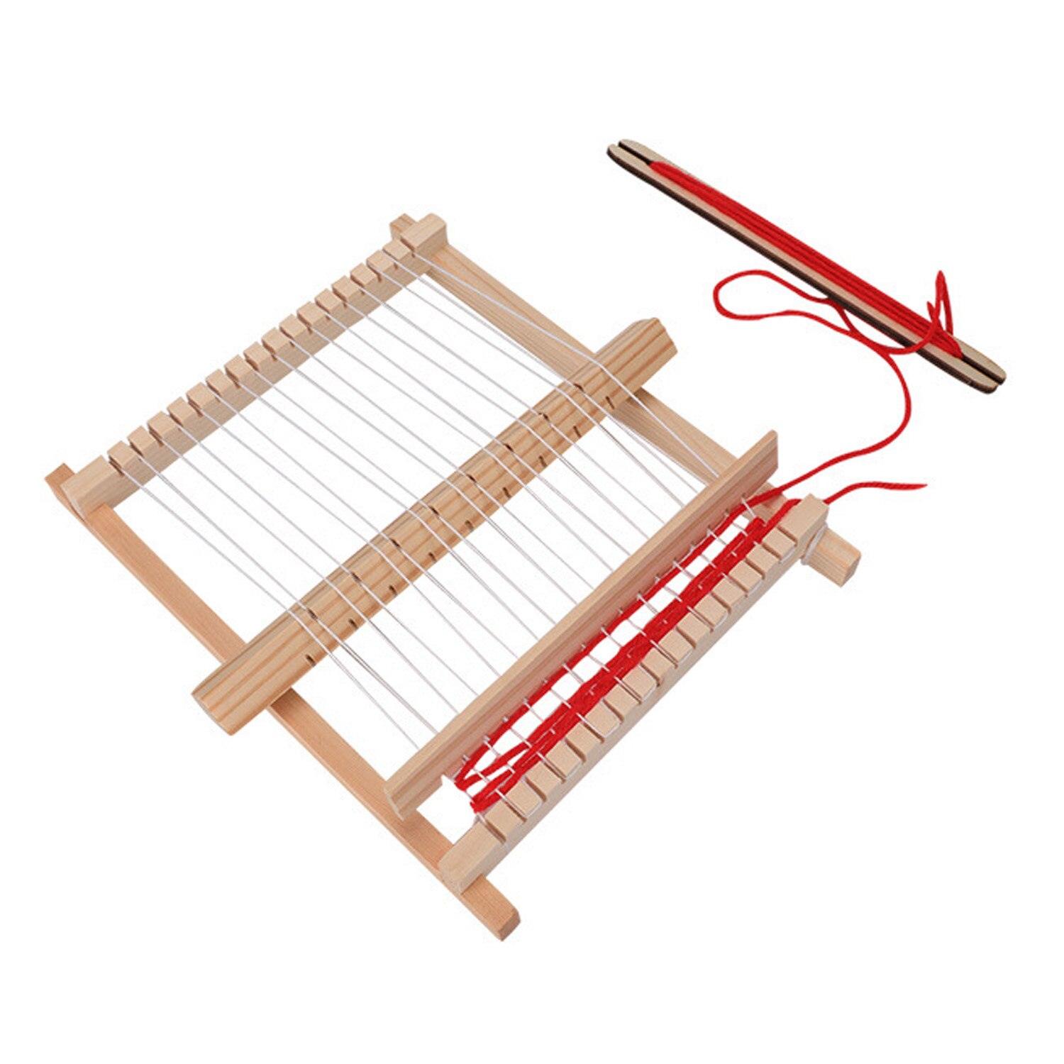 Houten Weefgetouw Frame Kit Diy Weeft Machine Ambachten Levert Educatief Breien Speelgoed Voor Kids Kinderen Peuter