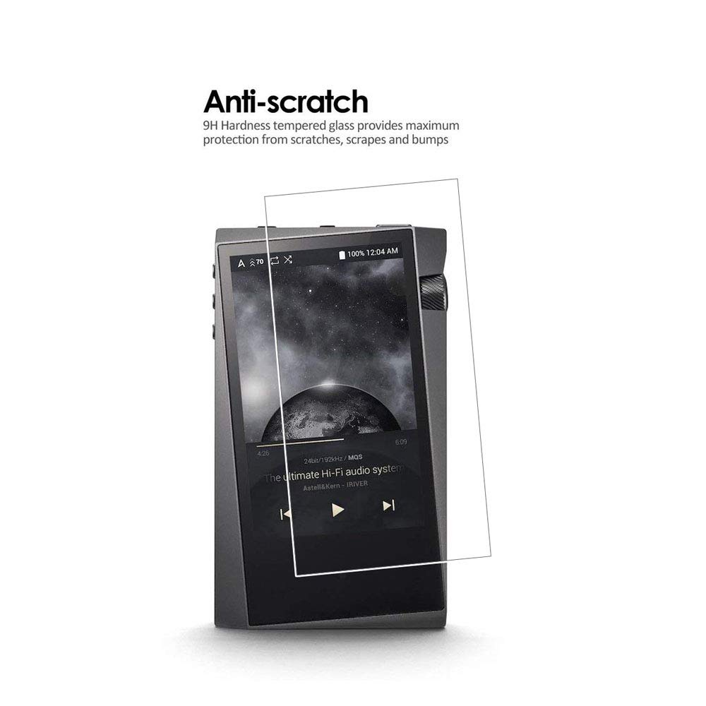 for iRiver Astell&amp;Kern SR25 MKII SR25MKII SR25 SR15 SE100 Front and Back Tempered Glass Screen Protector Films