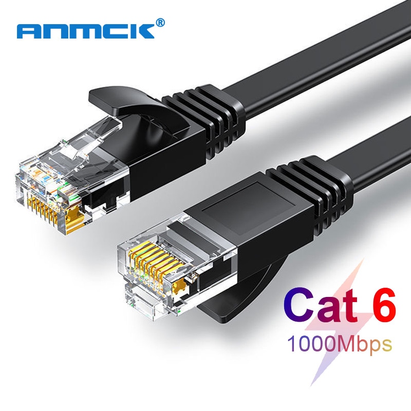 Anmck cavo Ethernet RJ45 Cat6 cavo Lan UTP CAT 6 RJ 45 cavo di rete cavo Patch per computer Desktop Router Modem portatile