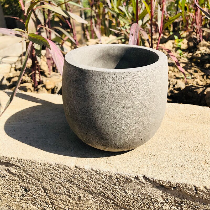 Moules en Silicone pour jardinières en béton rond bricolage Pot de fleur moule de Pot de ciment moule de récipient en béton en forme de U moule en résine époxy de Style nordique