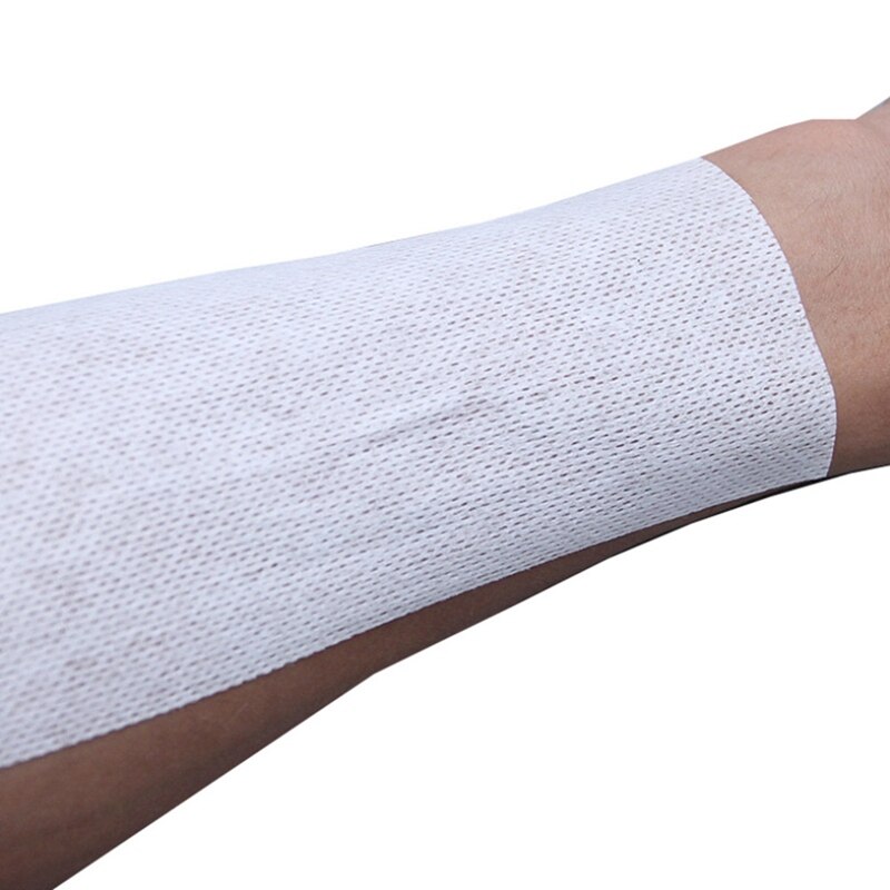 1 rollo de cinta de fijación de vendaje adhesivo para heridas, transparente, resistente al agua