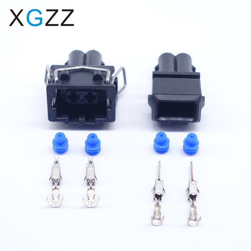 5 Set Amp Tyco 2 Pin Female Male Auto Waterproof Wire Harness Connector Automotive Plug For 357 972 762 and 357 972 752
