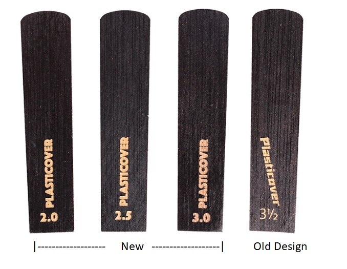 Rico door D'addario Plasticover Tenorsaxofoon Sax Rieten, Sterkte 2.0/2.5/3.0/3.5, enkel Stuk of 5-set Beschikbaar