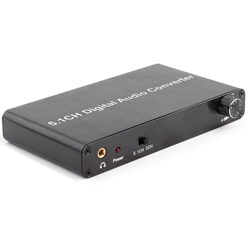 FULL-Digital Optical Audio Converter 5.1 Decoder Dts/Ac3 Dolby Decoding Spdif Input To 5.1 Channel Digital Audio Converter