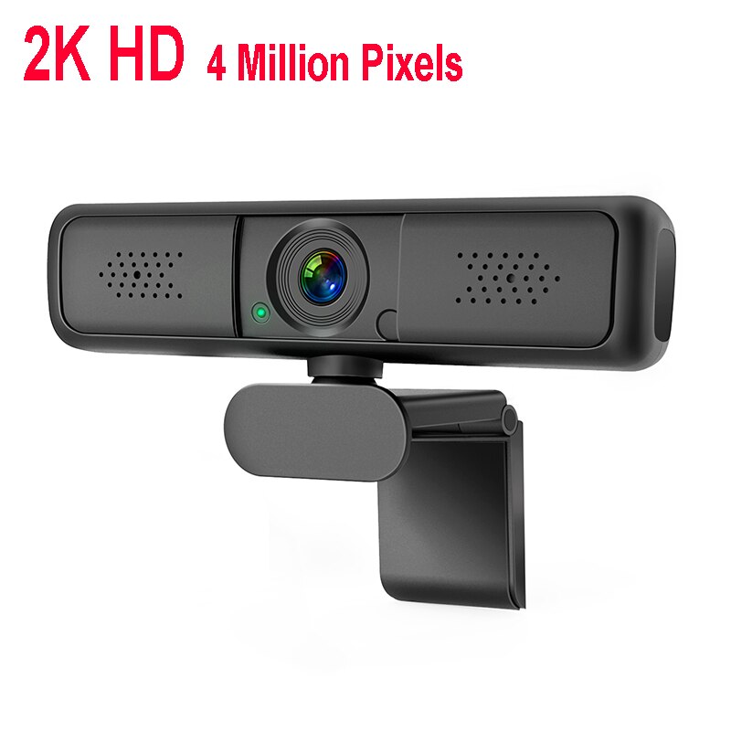 4 million pixels HD PC 1080P Webcam 2K Autofocus USB Web Camera Laptop Desktop For Office Meeting Home With Mic HD 1080P Web Cam: 2K Without Tripod