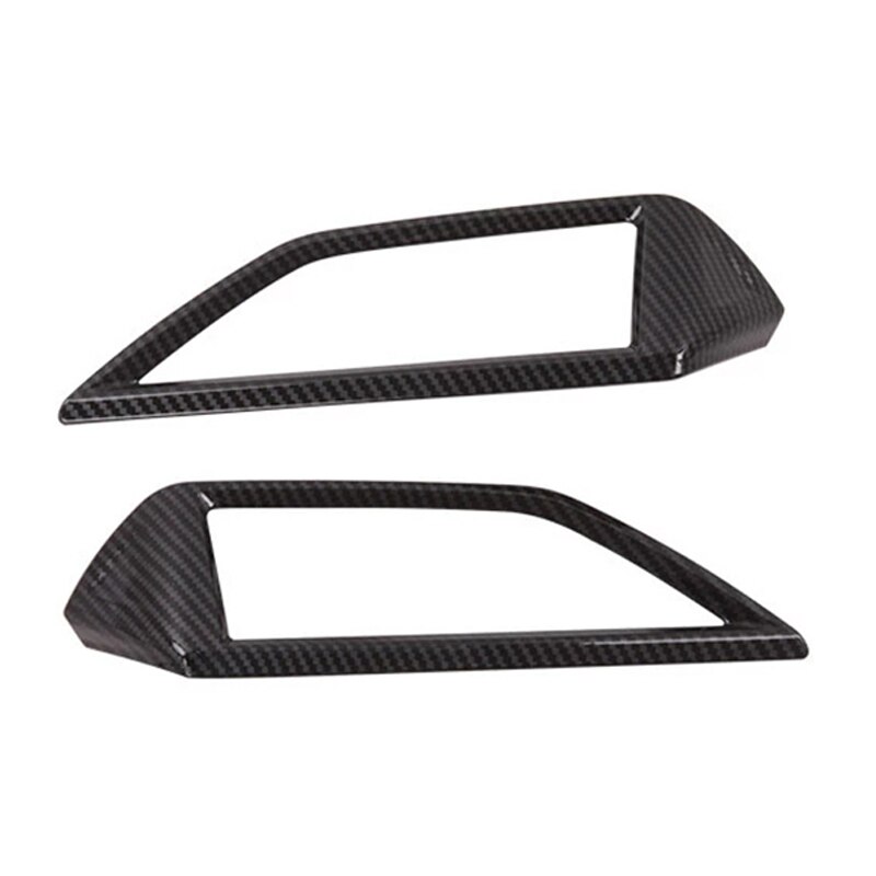 Car Air Conditioning Vent Outlet Cover Trim ABS Carbon Fiber for Subaru Forester Interior Accessories