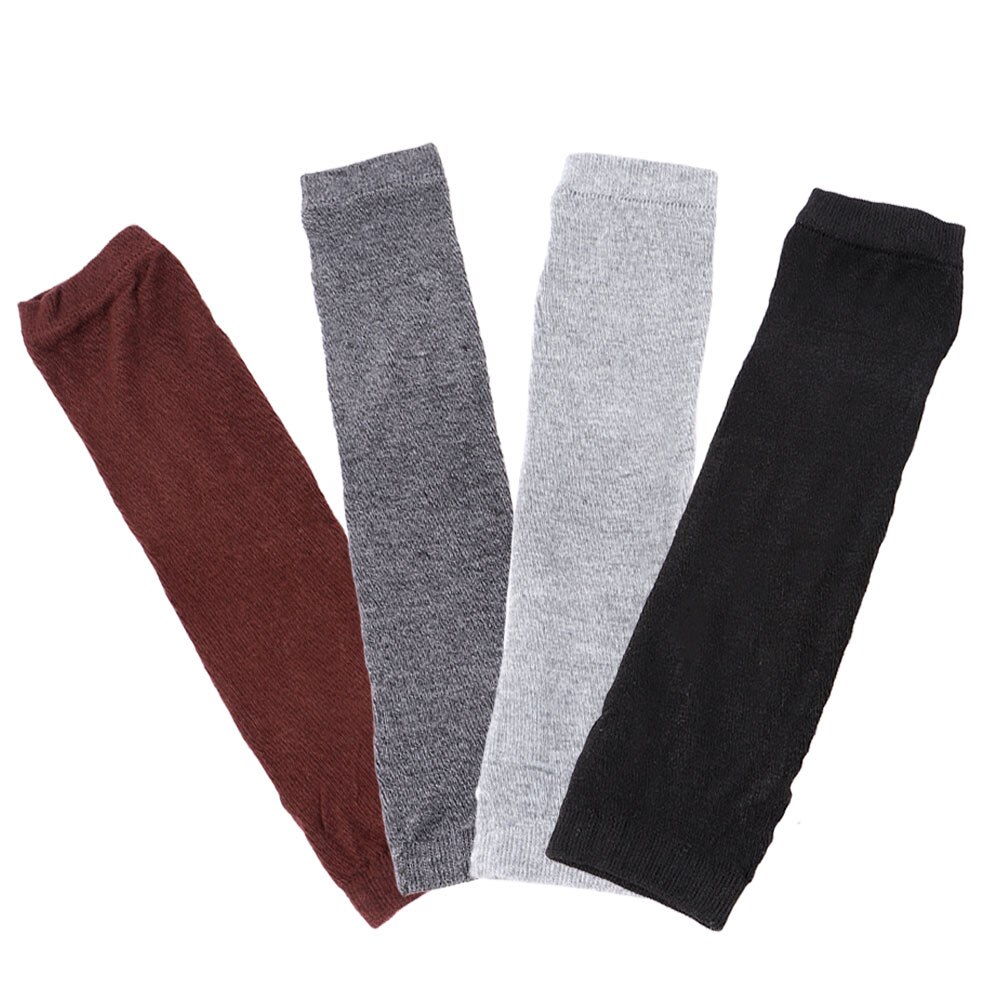Mitaines tricotées sans doigts, 1 paire, mitaines longues, automne hiver, gants plus chauds, extensibles, unisexe, Crochet, demi-doigt