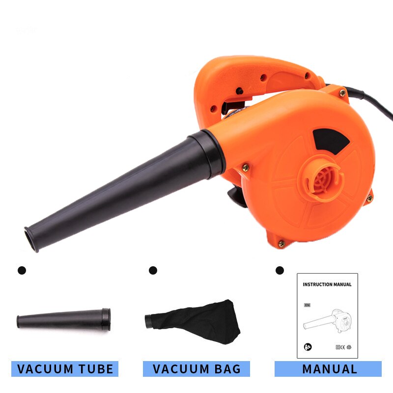 Soplador de aire eléctrico, limpiador de ordenador, 1000W: Naranja