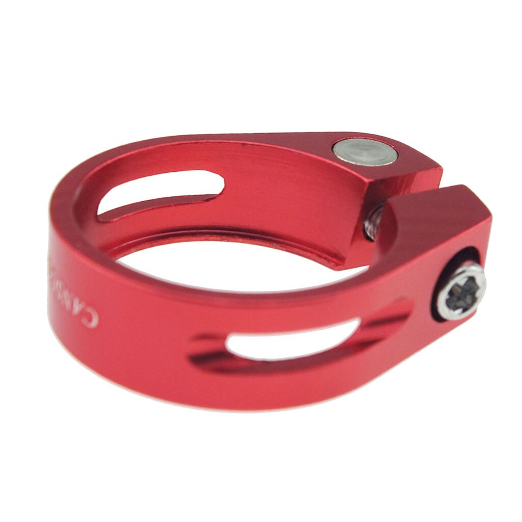 Fiets Zadelpenklem 34.9Mm Aluminium Quick Release Zitbuis Clip Voor Mountainbike Fietsen-Diverse Kleuren: Red