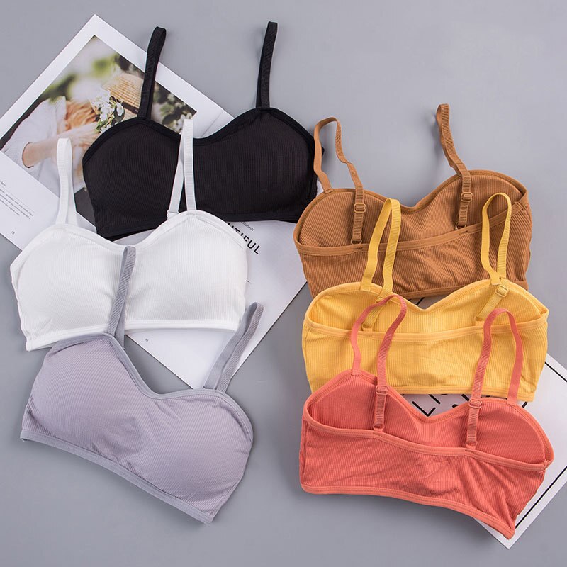 Summer Girls Underwear Cotton Girls Training Bras Children Girls Bra Girls Bras Young Girls Underwear Tops Sports Bra