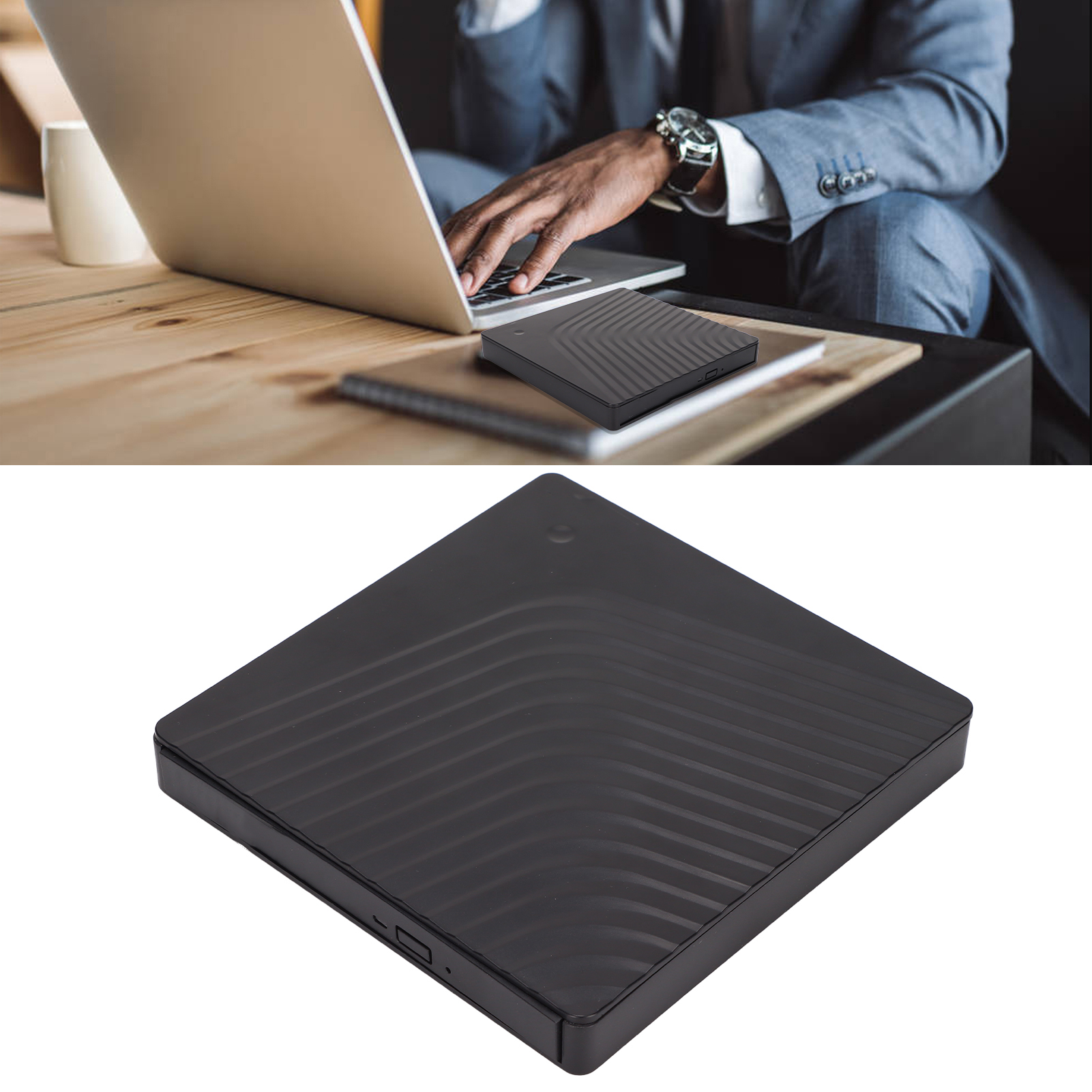 Laptop-Gehäuse für optisches Laufwerk, gute Kompatibilität, 5 Gbit/s, USB 3.0/USB 2.0, externes DVD-Laufwerk für 12,7 mm/9,5 mm SATA-DVD-RW-Laufwerk