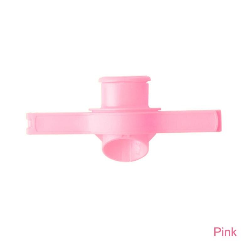 1Pcs Upgrade Materiaal Herbruikbare Voedsel Opslag Afdichting Klem Pakket Sealer Met Ontlading Nozzle Plastic Zak Clip Gereedschap 12*5.5Cm: Pink