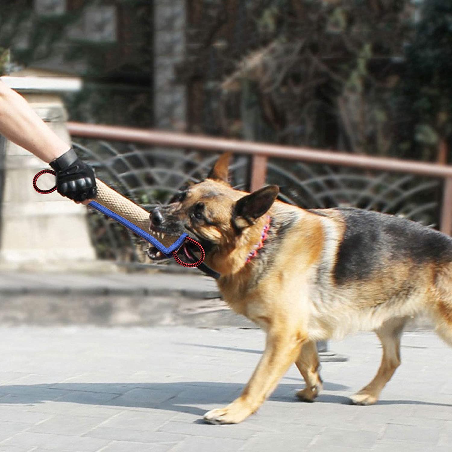 Hond Training Bite Sleepboot Speelgoed Jute Voor Schutzhund Honden Pet Spelen Kauwen Speelgoed Tanden Reinigen Interactieve Speelgoed Met 2 Handgrepen