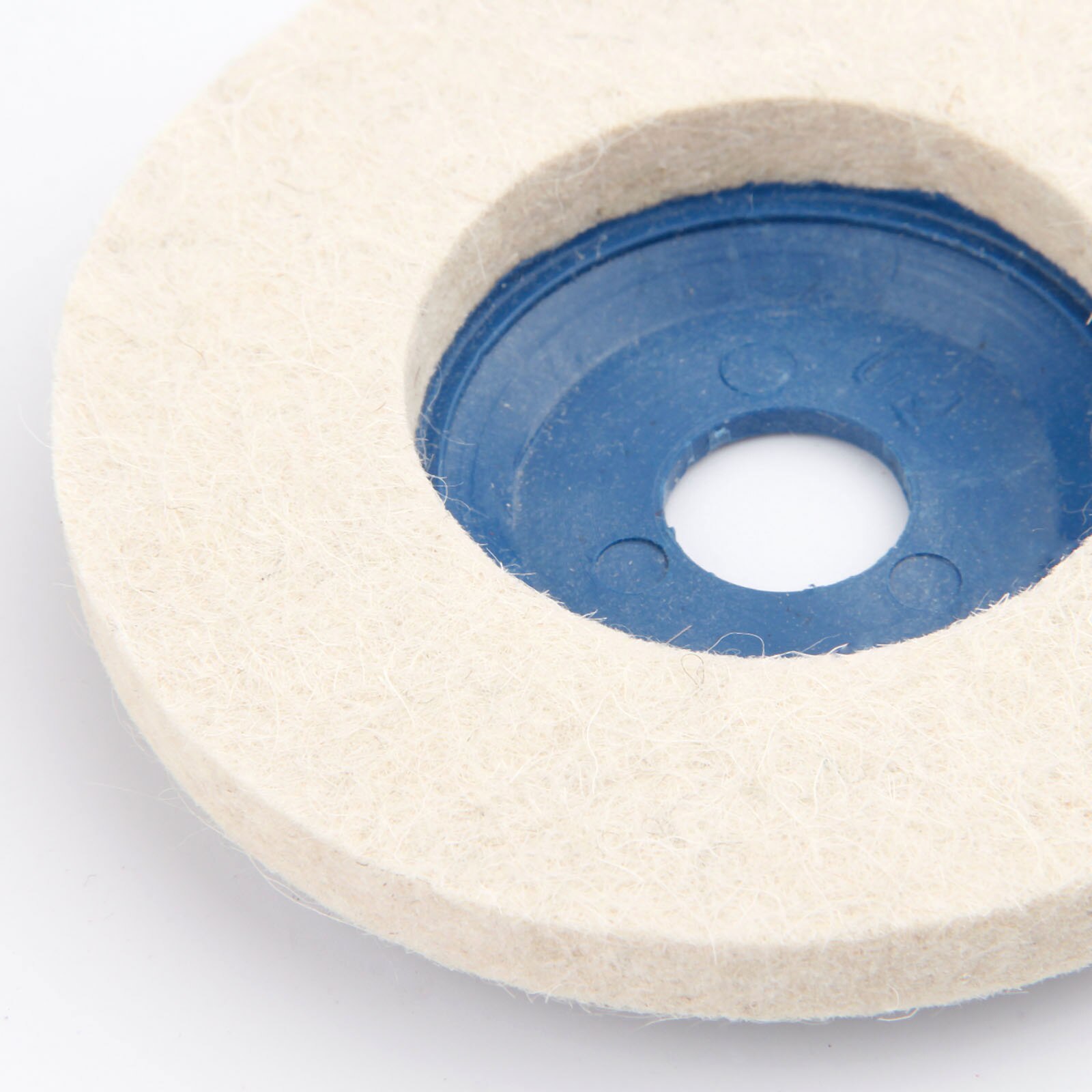 1x 100mm Wool Polishing Wheel Buffing Pads Angle Grinder Wheel Felt Polishing Disc Polisher For Ceramic Metal Glass Plastic