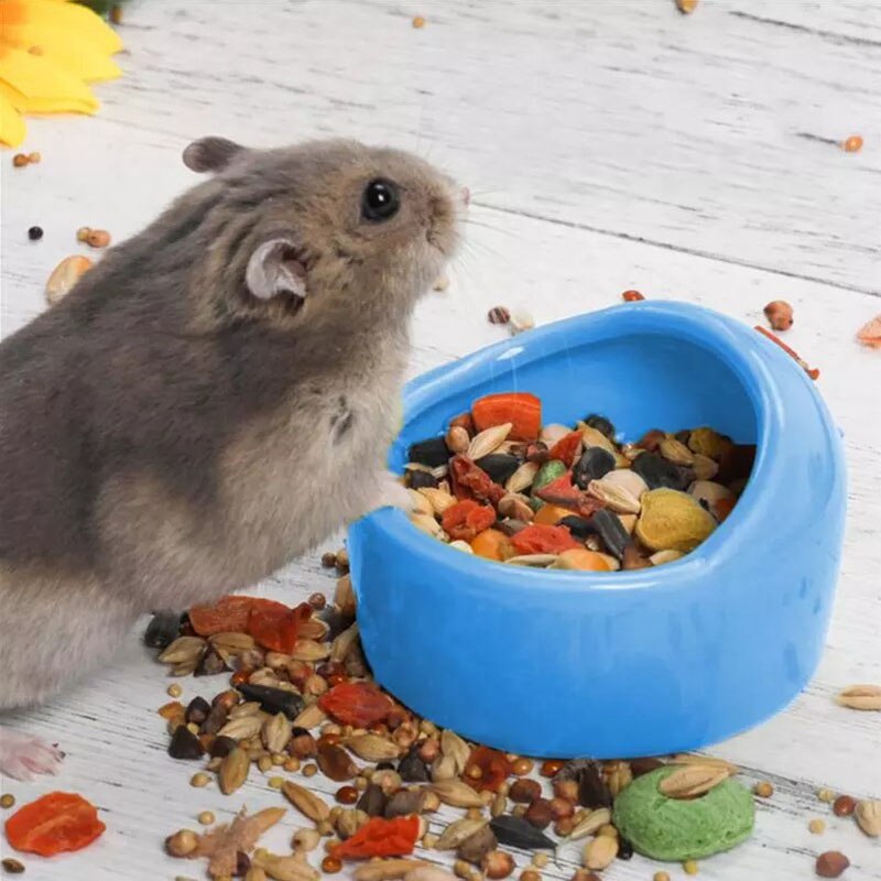 Lille kæledyr hamster lille pindsvin feeder keramiske skåle gylden hamster fodring vand mad skål kæledyr forsyninger