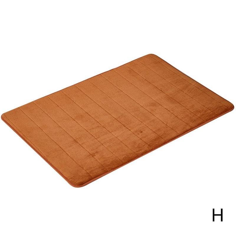 Tæppe vandabsorberende blød memory skummåtte tæpperum 40 x 60cm mat gulvtæppetilbehør skridsko ikke soveværelse bruser bad  t8 j 6: H