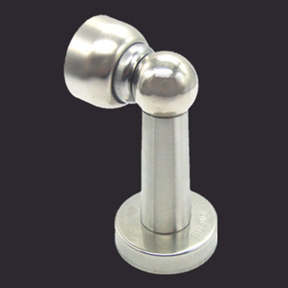 Stainless Steel Magnetic Door Stop Stopper Holder Catch Fitting Floor Door