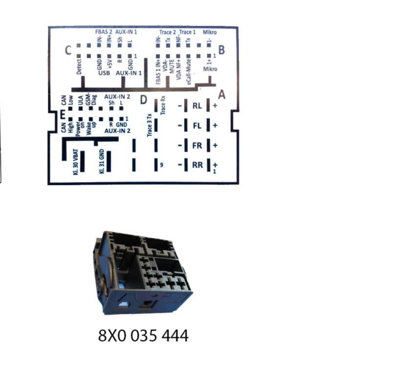 Car Power Quadlock Connector 52 Pin With 8x0 035 4 Grandado