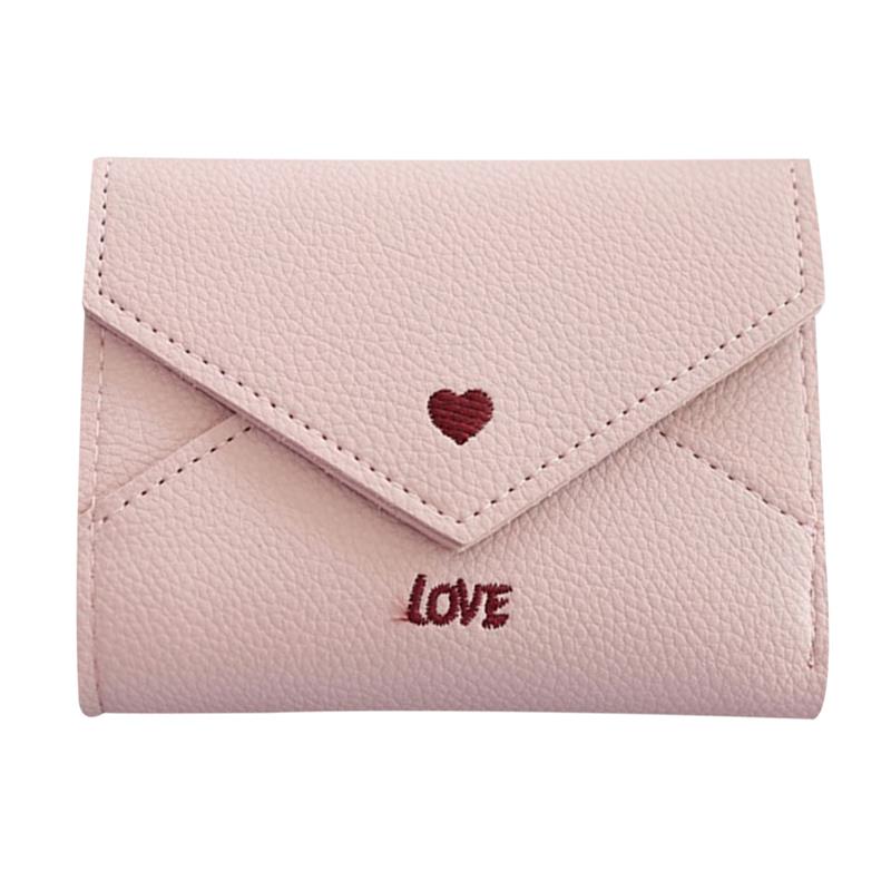 Cartera de mujer con bordado , Cartera de informal con tarjeta bordada, cartera de mano, Cartera de cambio,: 1