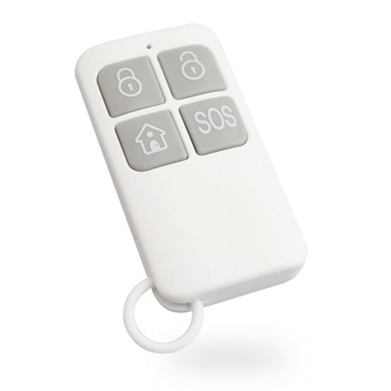 Smart Home Burglar Alarm Accessories 433Mhz Wireless Remote Control 4 Key Remote Control