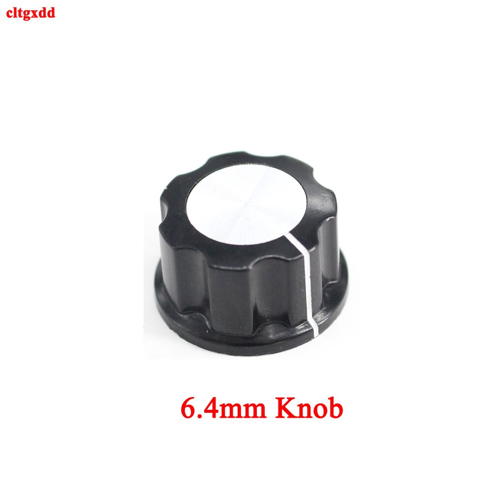 5 stk mf -a103 bakelit knop  + a03 drejeknap med skala plade ark skala digitale potentiometer hætter til 3590s rv24yn og så videre: 6.4mm knap
