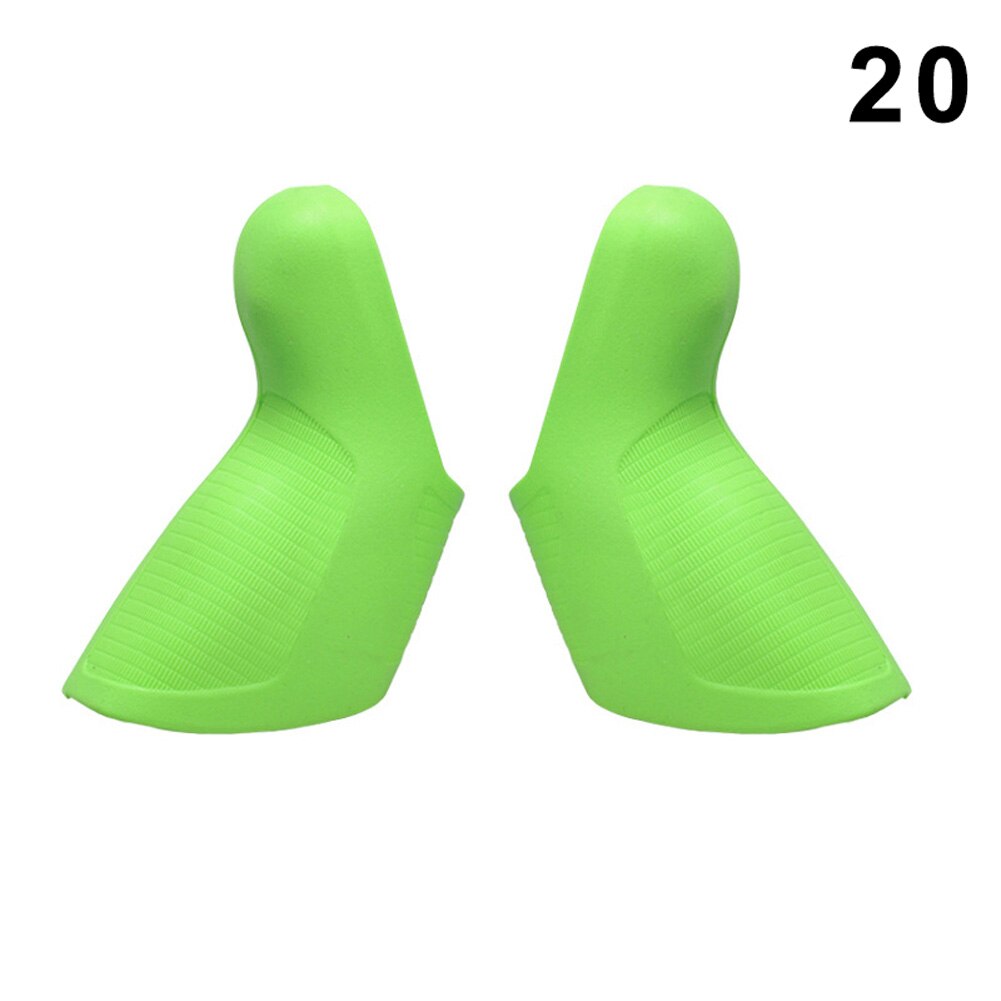 1Pair Bike Cover Hood Silicone Shift Brake Lever Cover for 10/22 Speed SRAM Road Bicycle Shift Brake Lever Cover Silicone: 22 speed green