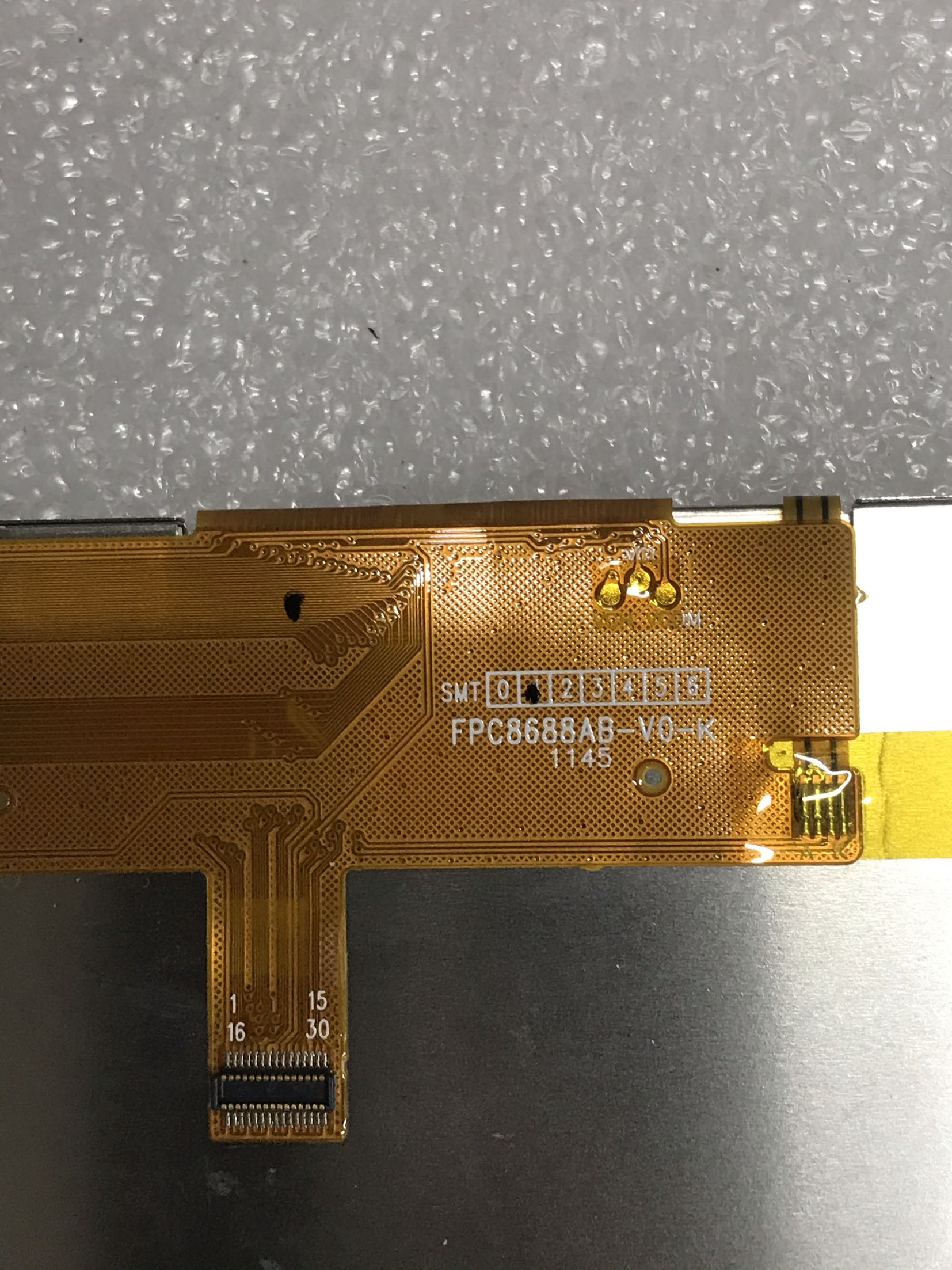 FPC8688AB-V0-K W-BLG8688AC-V0 para a tela das exposições do lcd do computador da tabuleta