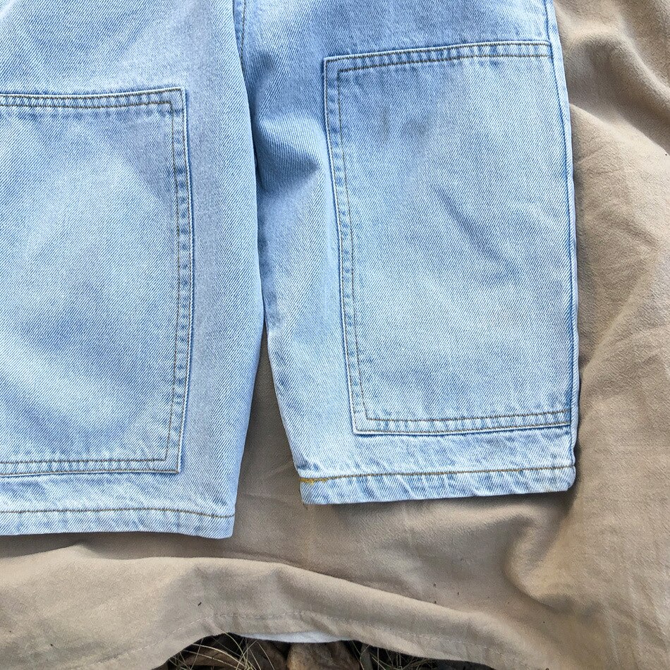 Lente Meisjes Mode Denim Broek Kinderen Koreaanse Broek Meisje Broek