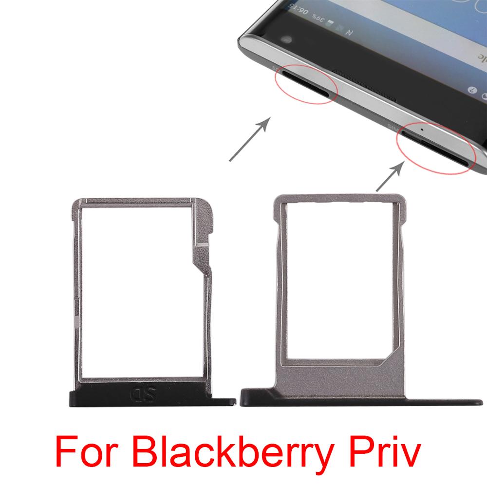 Voor Blackberry Priv Originele Sim Card Slot Sd-kaart Lade Houder Adapter Vervanging Voor Blackberry Priv Mobiele Telefoon