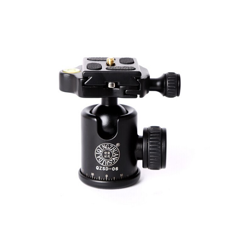 Tripé com cabeça esférica de alumínio, para gorillapod, monopé, tripé de câmera, conveniente para liberar placa