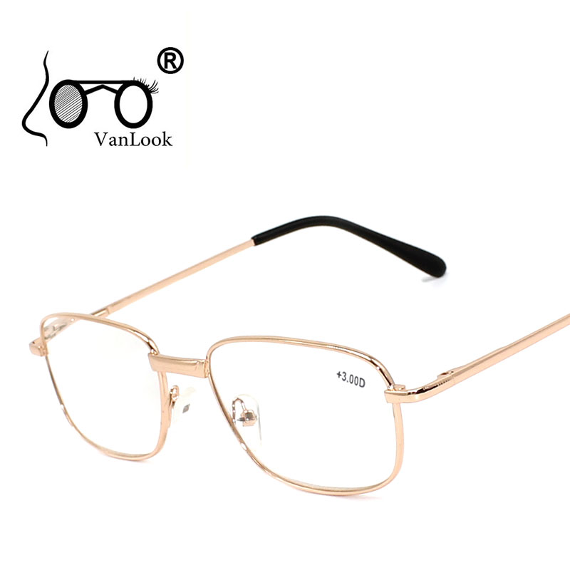 Men's Reading Glasses for Farsightedness Men Sight Spectacles Transparent Spring Hinge +1.00 +1.50 +2.00 +2.50 +3.00 +3.50 +4.00