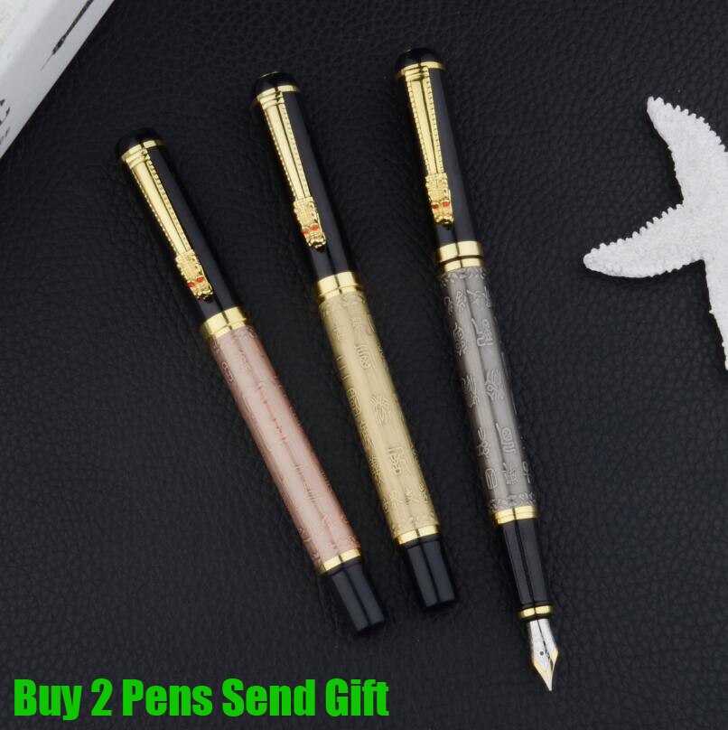 Brand Dragon Crystal Fountain Pen Luxury Metal Ink Pen Luoshi 598 Buy 2 Pens Send