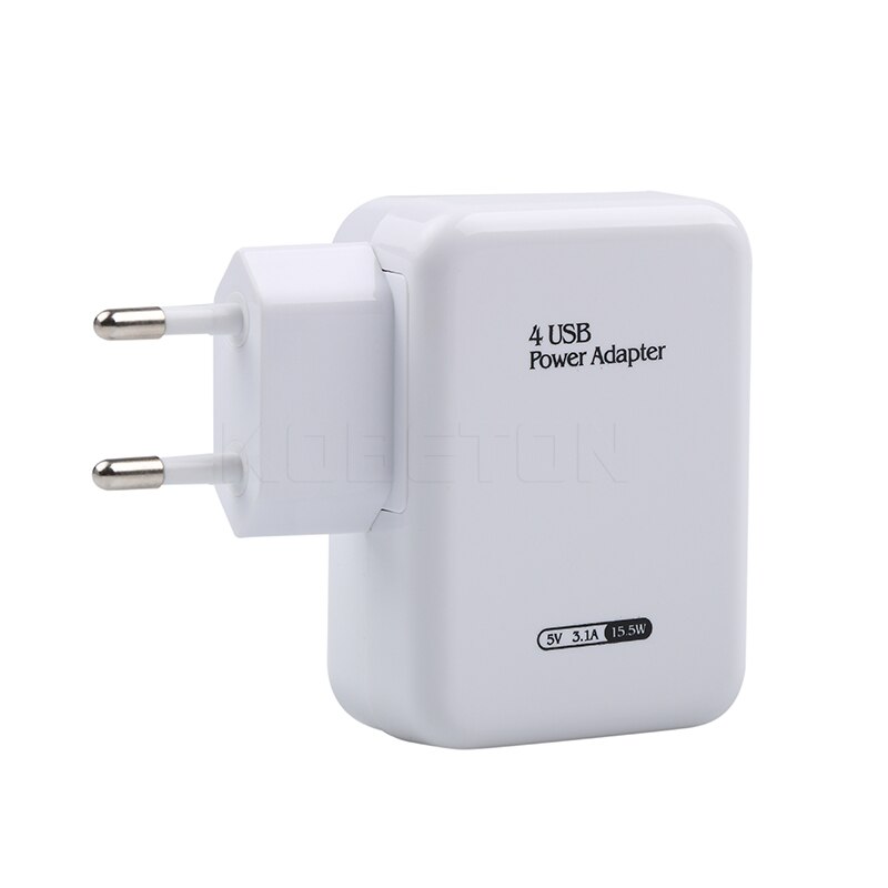 kebidu EU 4 Ports USB HUB Power Adapter HUB EU Plug Travel Wall Charger For iPhone for iPad for Samsung Galaxy for Phone