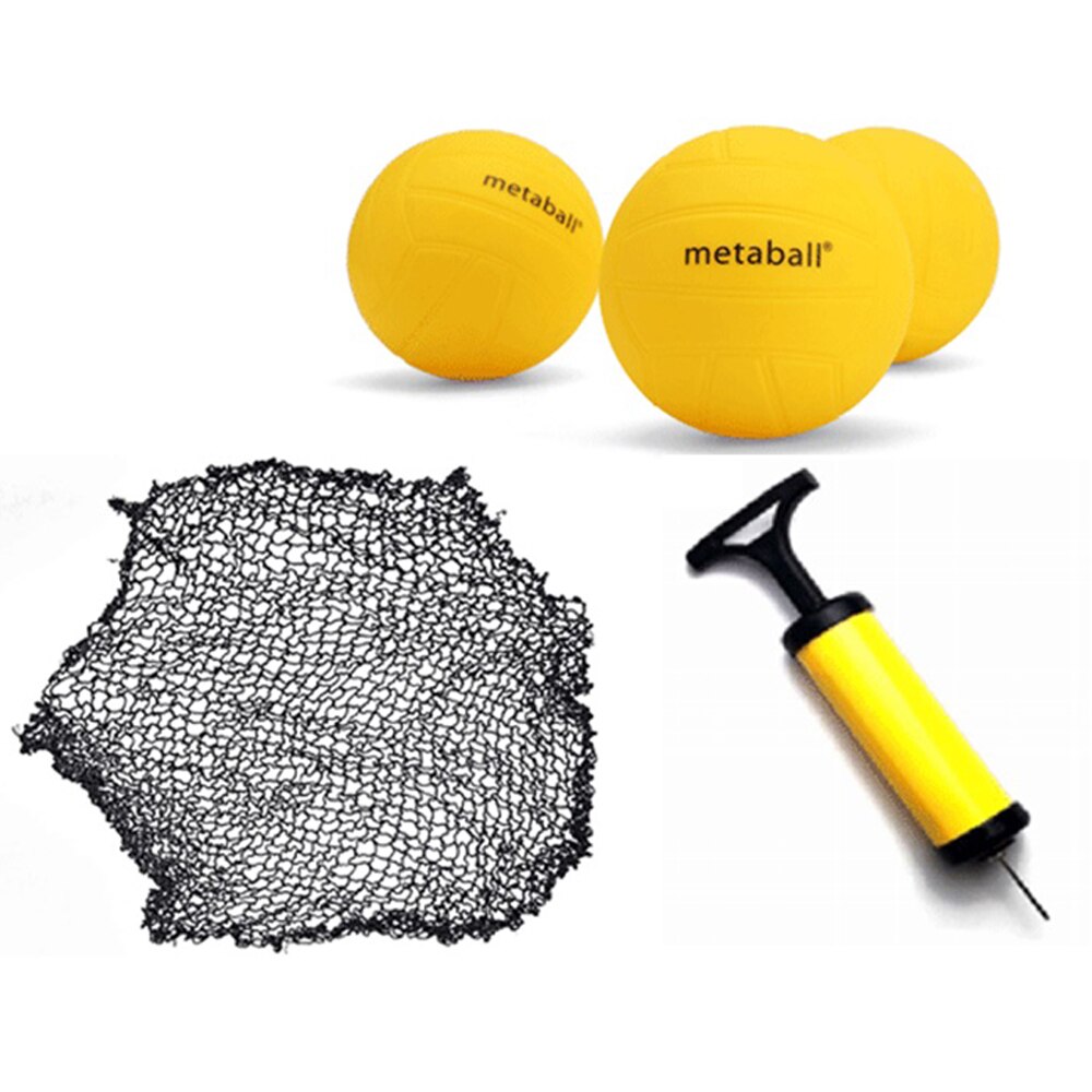 Mini Strand Volleybal Spike Ballen Game Set Outdoor Team Sport Gazon Fitnessapparatuur Netto 3 Ballen Volleybal Netto Gazon Spikeball: Net Pump 3 Balls