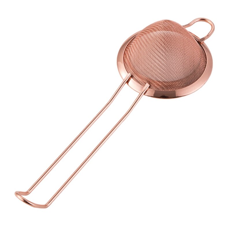 Colador de malla fina de acero inoxidable, colador de cóctel, removedor de trozos de jugo, té de la leche, café, Bar, utensilios para coctelería: MJ