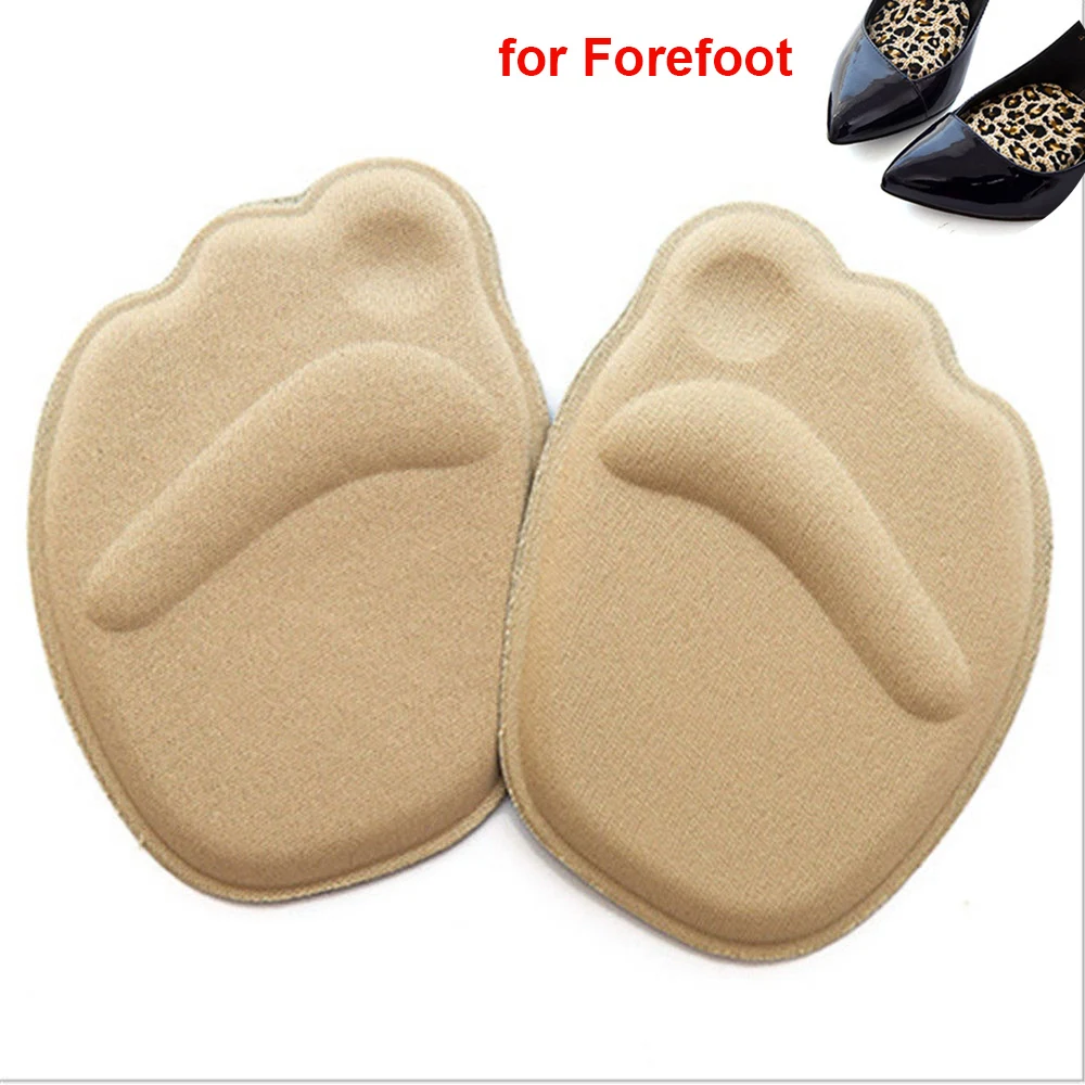 2 stücke High Heel Pads für Sandalen Schuhe in lagen verstellbare Anti wear Kissen Einlegesohlen Füße Einsatz Einlegesohle Heels Pad Protector Vorfuß: Rot