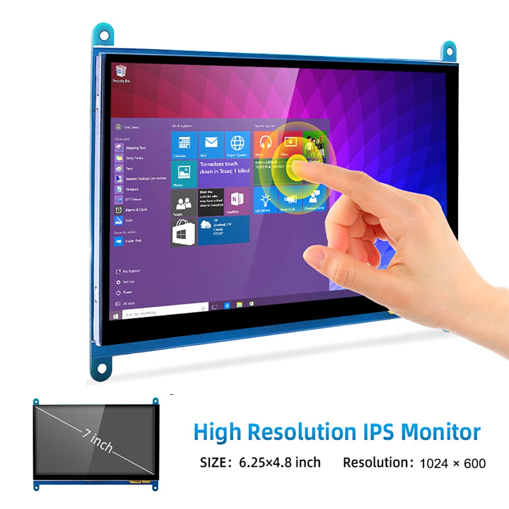 ITINIT R58 Raspberry Pi 4 Model 3B 3B+ Touch Screen 3.5/5/7 inch LCD Module Resistive/Capacitive Display Monitor Touch Panel