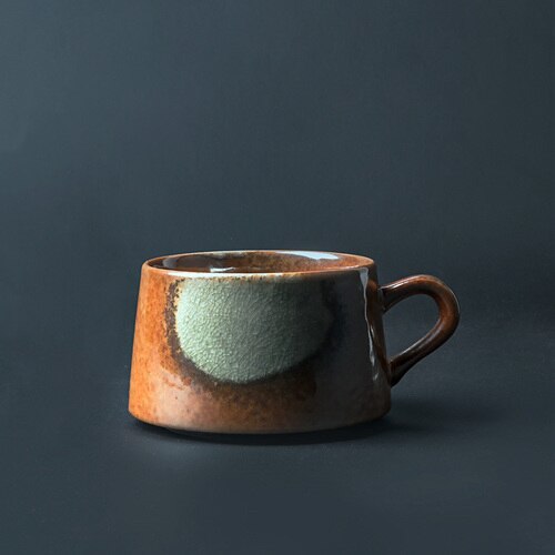 MCJ-Modern Ceramic Cup Coffee Cup Set Ceramic Water Cup Mug Office Cup (12): A